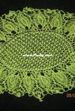 Sunflower Lace Doily by Ilona Dmitrieva-English-Free