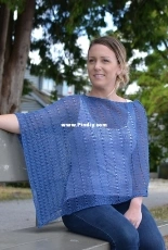 Portrush Poncho by Brenda Brayfield-Free
