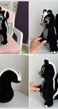 Crochet Toys Digital - Andrey Shusterman - Funny plush Skink - English