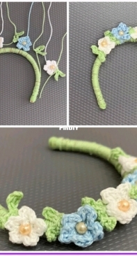 Olyaka Lab - Olga Nizhibetskaya - Ольга Нижибецкая - Angel Dolls Headband - Ободок - Russian