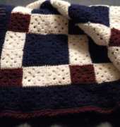 My Granny Square Americana Lap Blanket