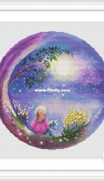 Little Dreamer Girl by Anna Ulchitskaya