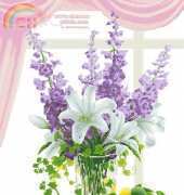 Monalisa Cross Stitch HH284B02 Violet Dream