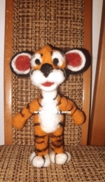 Tiger - needle felting