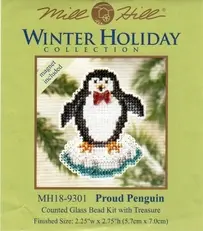Mill Hill - Winter Holiday Collection MH18-9301 Proud Penguin XSD