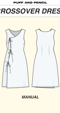 Puff and Pencil - Crossover Dress -  Size XXS-XXL