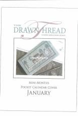 The Drawn Thread - Calendar Cover Mini-Months - January