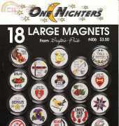 Jeanette Crews Designs One Nighters 406 - 18 Large Magnets