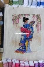 "Elegant Geisha" (Dimensions)