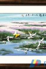 I Love CrossStitch ILCS OT-050 - Cranes by the Spring River