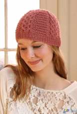 Cabled Hat F782 by Vanessa Ewing - Plymouth Yarn - Free