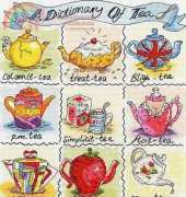 Bothy Threads XDO1 A Dictionary of Tea XSD