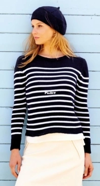 Pullover im Navy-Look by Wolle Rödel - German - Free