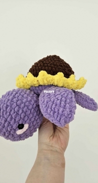 Sunflower Turtle (Light Purple)