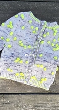 Electric Popcorn Cardigan by Marie Hoff - Hoff knitting