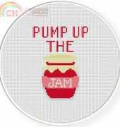 Daily Cross Stitch - Pump Up the Jam