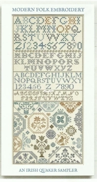 Modern Folk Embroidery - An Irish Quaker Sampler  XSD+PCS