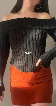 Prima Pullover (off shoulder) by Tamara Jordan