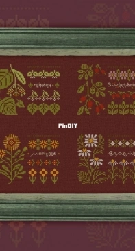 OwlForest Embroidery - Medicinal Herbs English  XSD + PCS