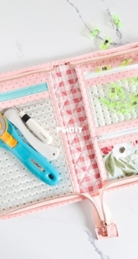 Atlas zipper case - center street quilts - english