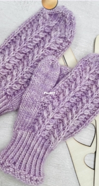 Lupin Mittens - Rhonda Yerxa - Key Knits