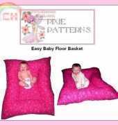 Pixie Patterns Baby Floor Basket