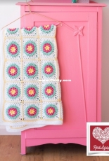 REDAGAPE - Mandy O Sullivan - Popcorn Garden Blanket - Spanish