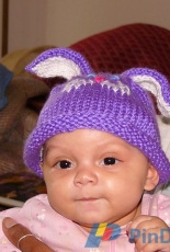 Springtime Bunny Hat by Mary Richardson