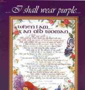Sue Hillis Designs L504 - I Shall Wear Purple