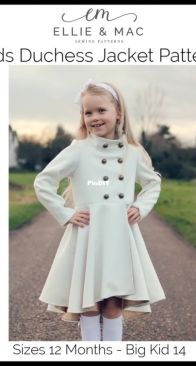 Ellie and Mac - Duchess Jacket - Sizes 12 Months - 14 Years