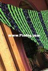 Blacklight Shawl by Gerschubie Fiber Arts