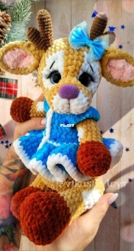 Vikusik_Toys - Victoria Kravchenko - Виктория Кравченко - Reindeer Alain 2.0 - Олененок Ален - Russian