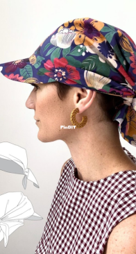 Notches Pattern - Robin Cap - French, Dutch, English