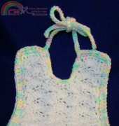 Just Plain Fun - JPF Crochet Club - Julie A Bolduc - Shell Stitch Baby Bib