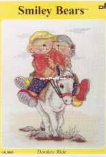 DMC K1865 Smiley Bears Donkey Ride