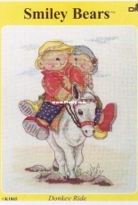 DMC K1865 Smiley Bears Donkey Ride