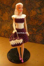 Maguinda Bolsón - Marianela dress and bag set for dolls