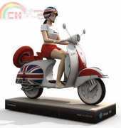 Paper Crafts - Vespa 150 Scooter