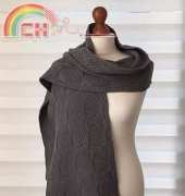 Texture and Graphic Scarf by Anna Kotsolainen-Free