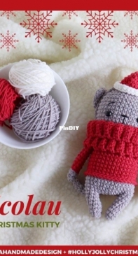 Maria Handmade Design - Maryangela Alves - Nicolau the christmas kitty