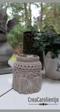 CreaCarolientje - Caroline de Mik - Tealight holder small - Waxinelichtje klein - Dutch