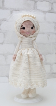 Handmade by Afifeh - Rahil Bride with Hijab - English