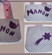 a little bag with the name