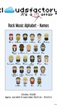 Cloudsfactory - Rock Music Alphabet - Names PCS + XSD