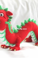 Masche fur Masche - Sandra van Lenten - Henry the chinese dragon