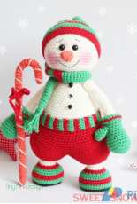 Amigurumi Aşkına - Tiny Mini Design - Demet Karabayır - Sweet Snowman - Russian - Translated