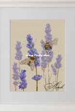 Lavender and Bumblebee by Anna Smith (Kuznetsova) XSD