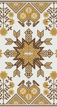 Modern Folk Embroidery - Under The Stars (Square Edition)  XSD+PCS