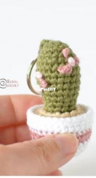 Elisas Crochet - Elisa Sartori - Cactus Keychain - Free