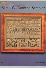 DAR Museum Book 8 Sarah W. Rowand Sampler